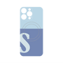 プレミアムパネル with MagSafe［ オリジナル - initial two tone - S blue ］