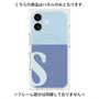 プレミアムパネル with MagSafe［ オリジナル - initial two tone - S blue ］