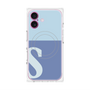プレミアムパネル with MagSafe［ オリジナル - initial two tone - S blue ］
