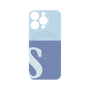 プレミアムパネル with MagSafe［ オリジナル - initial two tone - S blue ］