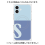 プレミアムパネル with MagSafe［ オリジナル - initial two tone - S blue ］