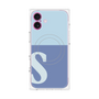 プレミアムパネル with MagSafe［ オリジナル - initial two tone - S blue ］