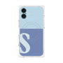 プレミアムパネル with MagSafe［ オリジナル - initial two tone - S blue ］