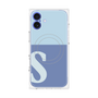 プレミアムパネル with MagSafe［ オリジナル - initial two tone - S blue ］