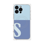 プレミアムパネル with MagSafe［ オリジナル - initial two tone - S blue ］