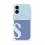 プレミアムパネル with MagSafe［ オリジナル - initial two tone - S blue ］
