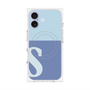 プレミアムパネル with MagSafe［ オリジナル - initial two tone - S blue ］