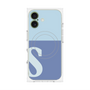 プレミアムパネル with MagSafe［ オリジナル - initial two tone - S blue ］