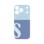 プレミアムパネル with MagSafe［ オリジナル - initial two tone - S blue ］