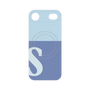 プレミアムパネル with MagSafe［ オリジナル - initial two tone - S blue ］