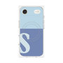 プレミアムパネル with MagSafe［ オリジナル - initial two tone - S blue ］