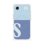 プレミアムパネル with MagSafe［ オリジナル - initial two tone - S blue ］