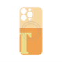 プレミアムパネル with MagSafe［ オリジナル - initial two tone - T orange ］