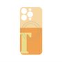 プレミアムパネル with MagSafe［ オリジナル - initial two tone - T orange ］