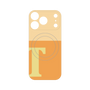 プレミアムパネル with MagSafe［ オリジナル - initial two tone - T orange ］