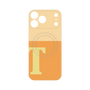 プレミアムパネル with MagSafe［ オリジナル - initial two tone - T orange ］