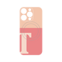 プレミアムパネル with MagSafe［ オリジナル - initial two tone - T pink ］