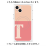 プレミアムパネル with MagSafe［ オリジナル - initial two tone - T pink ］