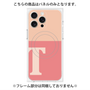 プレミアムパネル with MagSafe［ オリジナル - initial two tone - T pink ］
