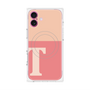 プレミアムパネル with MagSafe［ オリジナル - initial two tone - T pink ］