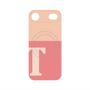 プレミアムパネル with MagSafe［ オリジナル - initial two tone - T pink ］