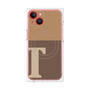 プレミアムパネル with MagSafe［ オリジナル - initial two tone - T brown ］