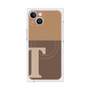 プレミアムパネル with MagSafe［ オリジナル - initial two tone - T brown ］