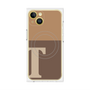 プレミアムパネル with MagSafe［ オリジナル - initial two tone - T brown ］
