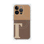 プレミアムパネル with MagSafe［ オリジナル - initial two tone - T brown ］
