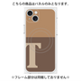 プレミアムパネル with MagSafe［ オリジナル - initial two tone - T brown ］