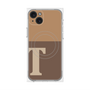 プレミアムパネル with MagSafe［ オリジナル - initial two tone - T brown ］