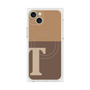 プレミアムパネル with MagSafe［ オリジナル - initial two tone - T brown ］