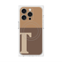 プレミアムパネル with MagSafe［ オリジナル - initial two tone - T brown ］