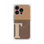 プレミアムパネル with MagSafe［ オリジナル - initial two tone - T brown ］