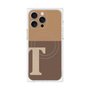 プレミアムパネル with MagSafe［ オリジナル - initial two tone - T brown ］