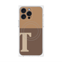 プレミアムパネル with MagSafe［ オリジナル - initial two tone - T brown ］
