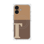 プレミアムパネル with MagSafe［ オリジナル - initial two tone - T brown ］