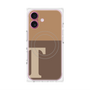 プレミアムパネル with MagSafe［ オリジナル - initial two tone - T brown ］