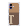 プレミアムパネル with MagSafe［ オリジナル - initial two tone - T brown ］