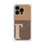 プレミアムパネル with MagSafe［ オリジナル - initial two tone - T brown ］