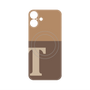 プレミアムパネル with MagSafe［ オリジナル - initial two tone - T brown ］