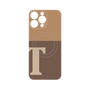 プレミアムパネル with MagSafe［ オリジナル - initial two tone - T brown ］