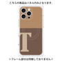 プレミアムパネル with MagSafe［ オリジナル - initial two tone - T brown ］