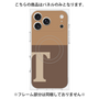 プレミアムパネル with MagSafe［ オリジナル - initial two tone - T brown ］