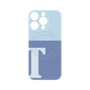 プレミアムパネル with MagSafe［ オリジナル - initial two tone - T blue ］