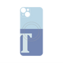 プレミアムパネル with MagSafe［ オリジナル - initial two tone - T blue ］