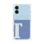 プレミアムパネル with MagSafe［ オリジナル - initial two tone - T blue ］