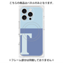 プレミアムパネル with MagSafe［ オリジナル - initial two tone - T blue ］