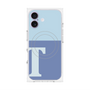 プレミアムパネル with MagSafe［ オリジナル - initial two tone - T blue ］