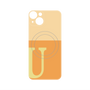 プレミアムパネル with MagSafe［ オリジナル - initial two tone - U orange ］